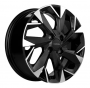 Легковой диск Khomen Wheels KHW1508 6x15 4x98 ET35 58,6 Black-FP